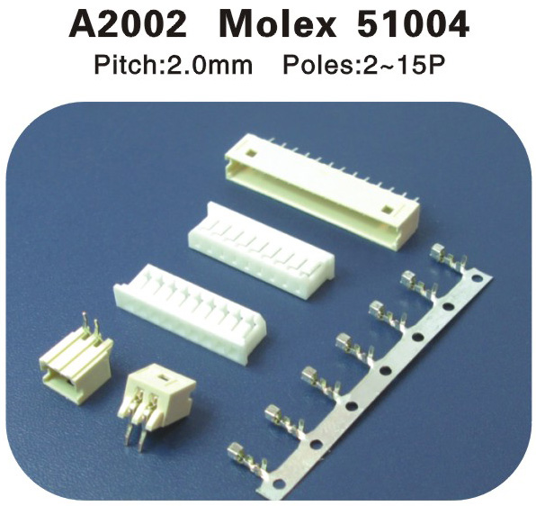 Molex 51004连接器 A2002